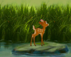 Juego para coger flores con Bambi juego-coger-flores-bambi