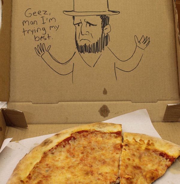 dibujos cajas pizza lincoln