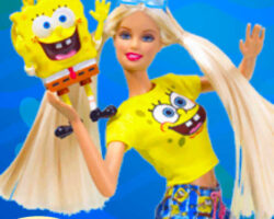 Juego de memoria con Barbie y Bob Esponja juego-memoria-barbie-bob-esponja