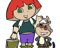Juego de pintar a Dora y Botas juego-pintar-dora-botas
