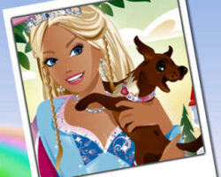 Juego de puzzle con las cartas de Barbie juego-puzzle-cartas-barbie