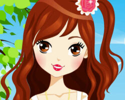 Juego de vestir con moda floral juego-vestir-moda-floral