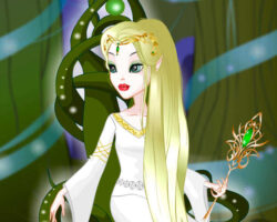 Juego de vestir a la reina de los elfos juego-vestir-reina-elfos