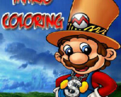 Juego de pintar a Mario millonario pintar mario millonario