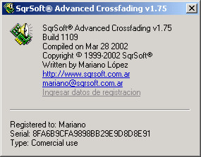sqrsoft advanced crossfading output