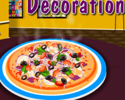 Juego de cocinar y decoración de pizzas juego-cocinar-decoracion-pizzas