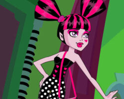 Juego de vestir a Draculaura y Clawd de Monster High juego-vestir-draculaura-clawd-monster-hign