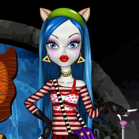 Juego de vestir a Freaky de Monster High