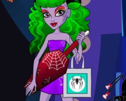 Juego de vestir a Operetta de Monster High juego-vestir-operetta-monster-high
