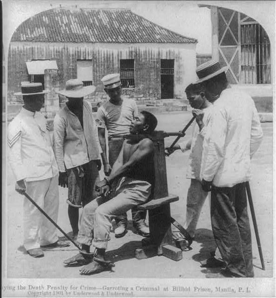 garrote ejecucion filipinas 1901