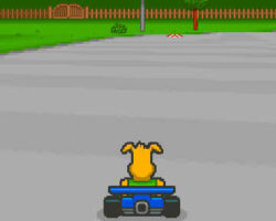 Juego en la carrera de coches juego-carrera-coches