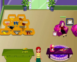 Juego de comprar en la tienda de zapatos juego-comprar-tienda-zapatos