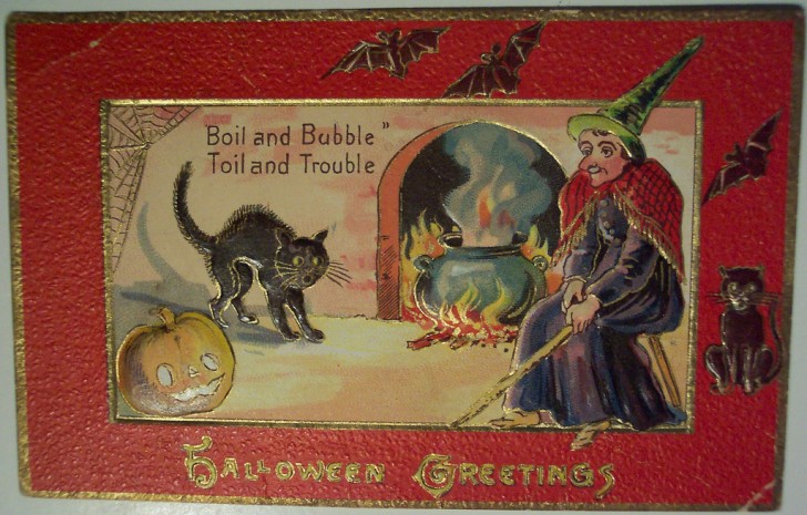 Ilustracion vintage Halloween 156
