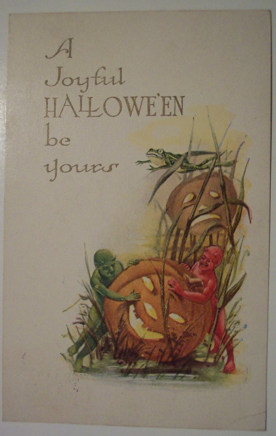 Ilustraciones vintage Halloween 042