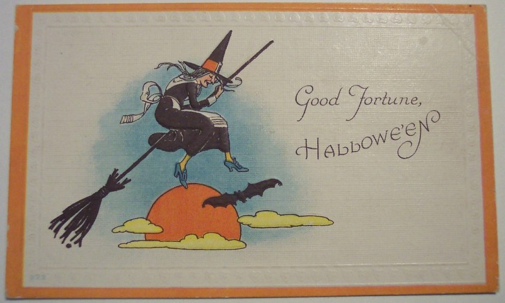 Postal Halloween retro 102