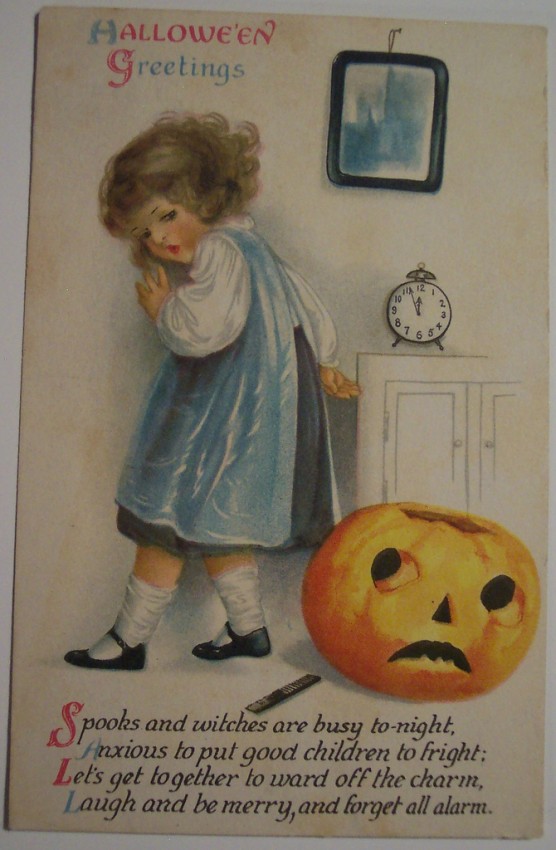 Postal Halloween vintage 071