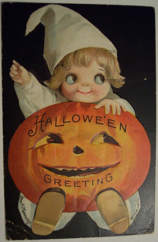 Postal Halloween vintage 082