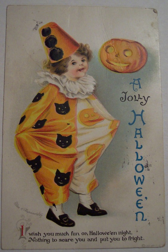 Postal Halloween vintage 085