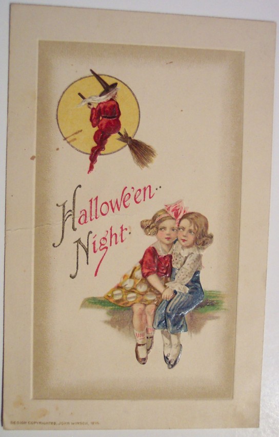 Postales Halloween retro 123