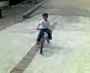 golpe bicicleta