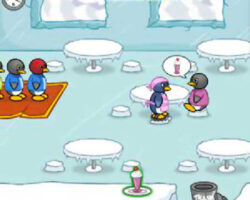 Juego en la hamburguesería de pingüinos juego-hamburgueseria-pinguinos