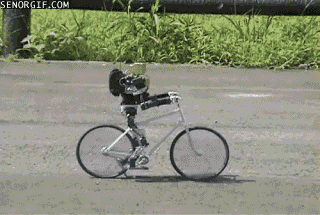 robot bicicleta