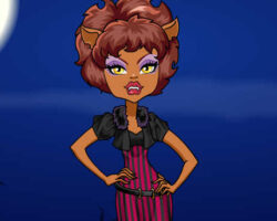 Juego de modelos con Clawdeen para Halloween juego-modelos-clawdeen-halloween