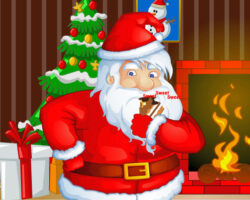 Juego con la especialista dental de Santa juego-especialista-dental-santa