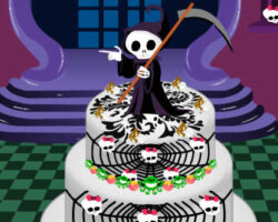 Juego con pasteles de boda Monster juego-pasteles-boda-monster