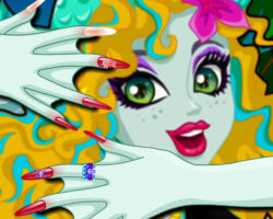 Juego de uñas con Lagoona Azul juego-unas-lagoona-azul