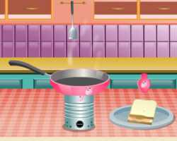 Juego de cocinar sándwich Monte Cristo juego emparedado