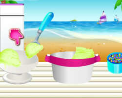 Juego para cocinar helado de pistacho juego helados