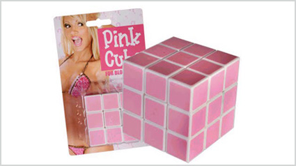 cubo rubik rosa