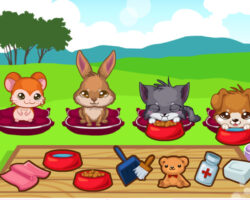 Juego de cuidar dulces y simpáticas mascotas juegos animalitos
