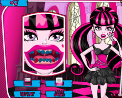 Draculaura en el hospital dentista juegos draculaura vestir