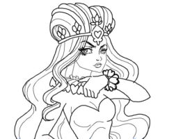 Dibujos de Lizzie Hearts para pintar lizzie hearts pintar