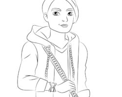 Dibujos de Hunter Huntsman para colorear pintar hunter huntsman