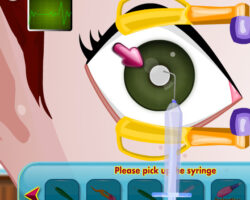 Juego en la clinica oftalmológica juegos medicos