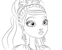 Dibujos de Ashlynn Ella para colorear pintar ashlynn ella