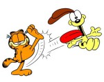 Juego de Garfield para lanzar a Odie garfield odie