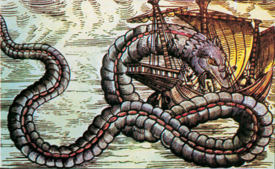 serpiente marina mitologia