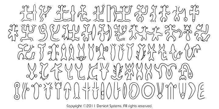rongo jeroglificos ideogramas lenguaje