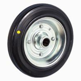 ruedas goma negra