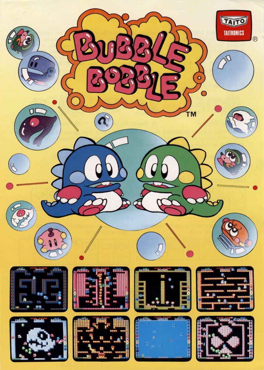Bubble-Bobble taito 1986