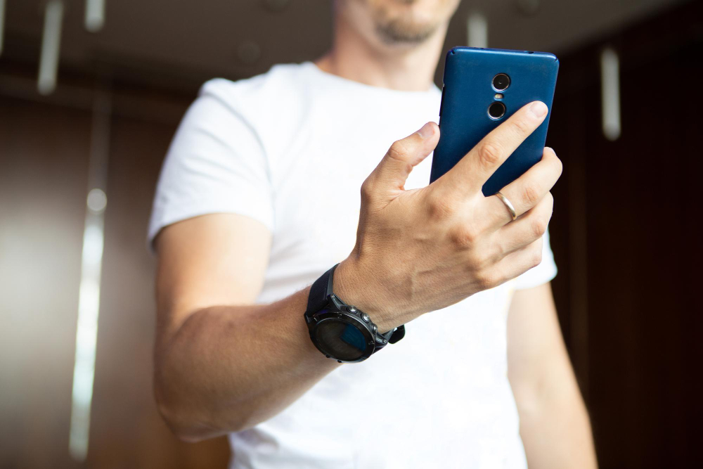 smartphone hombre